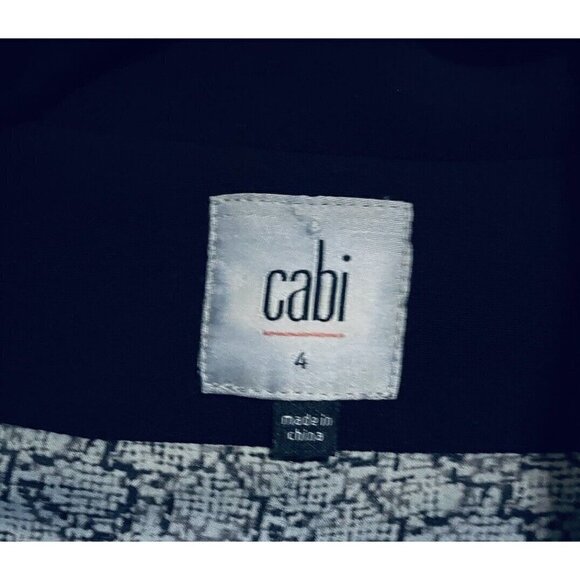 Cabi Womens 4 Abbott Cropped Jacket Ponte Knit Metal Buttons Black 3027 - Picture 8 of 10